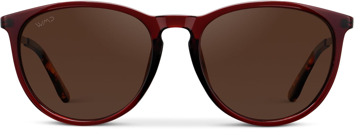 Detalle 2 de WearMe Pro Round Polarized Sunglasses for Women with UV400 Protection (Vintage Retro Style)