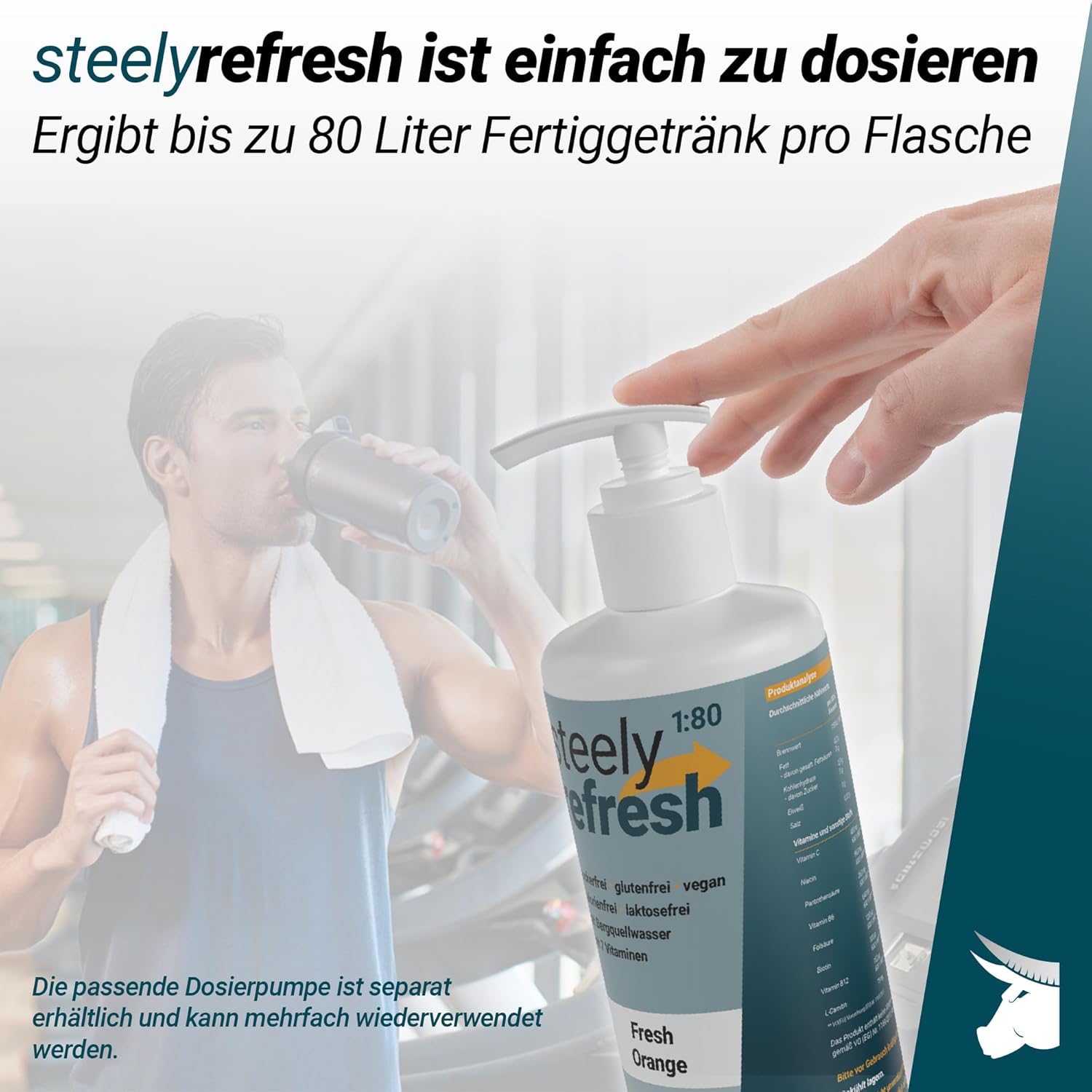 Thumbnail 4 de STEELY SPORTS SteelyRefresh 1L Sirup 🍹
