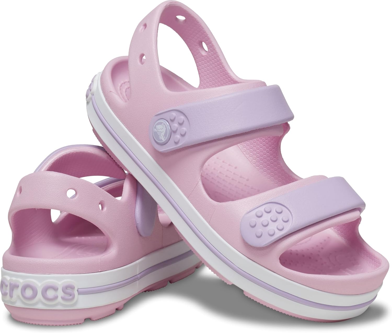 Detalle de Crocs Crocband Cruiser Sandal T unisex per bambini e ragazzi
