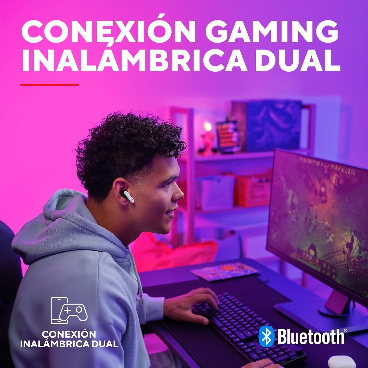 Detalle de GXTrust 409 Oxxie Auriculares Inalámbricos Bluetooth