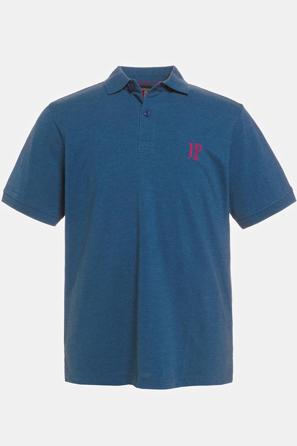Detalle de JP 1880 Herren Großgrößen T-Shirt Doppelpack – Rundhals, bequeme Passform, Jerseyqualität (L-8XL), 2er Spar-Pack