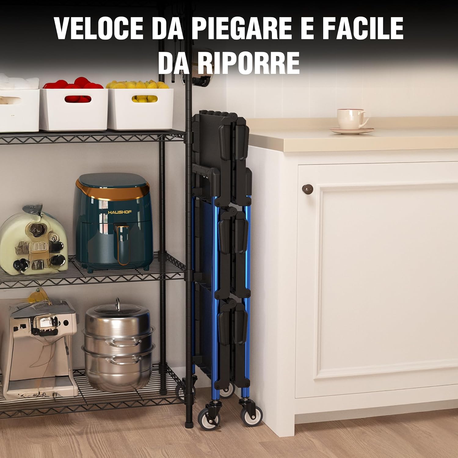 Thumbnail 6 de WORKPRO Carrello pieghevole 3 livelli 32 kg 🛠️