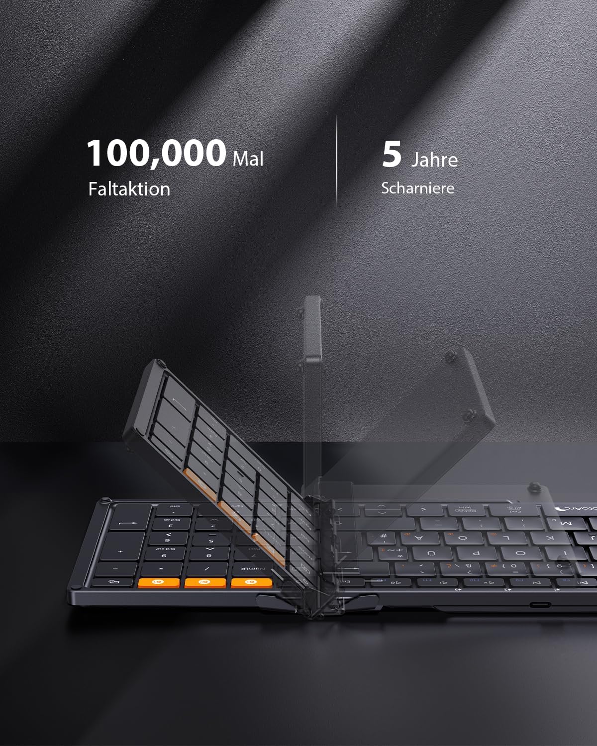 Thumbnail 1 de ProtoArc XK01 Faltbare Tastatur 210 mAh ⌨