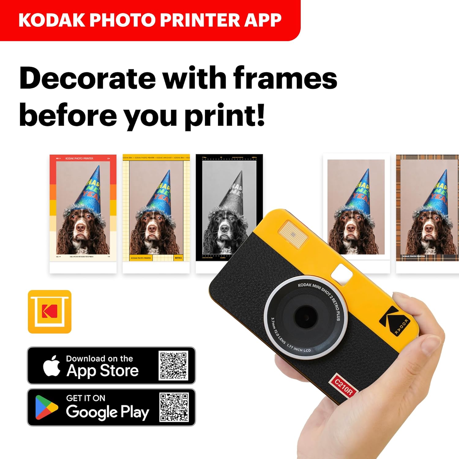 Thumbnail 5 de Kodak Mini Shot 2 Retro 4PASS Instant Camera 💥