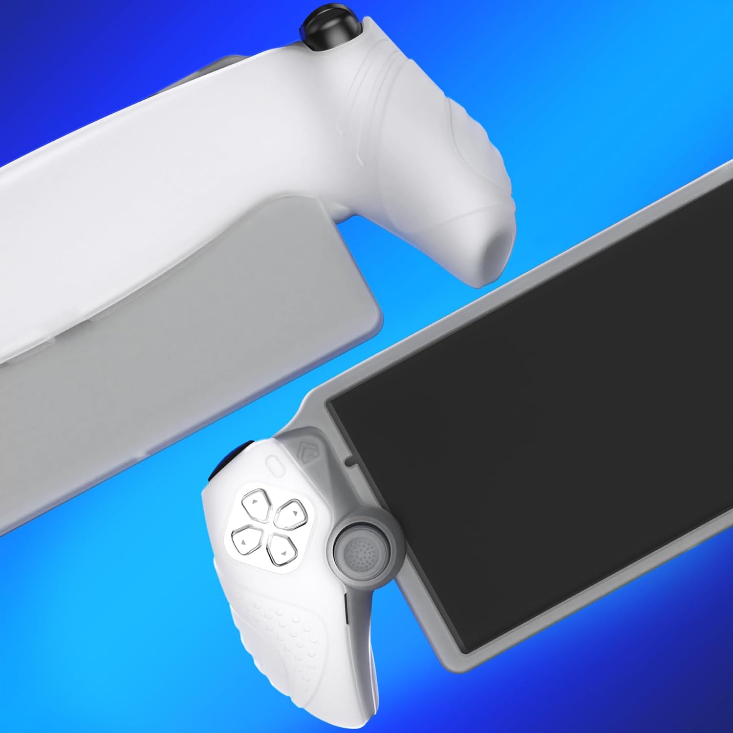 Thumbnail 4 de PlayVital Guardian Edition Silicone Protective Case for PS Portal (Clear White)