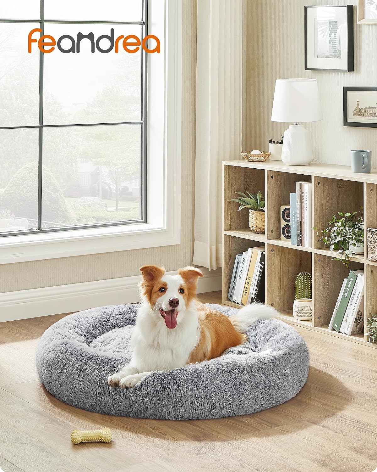 Detalle 2 de Feandrea Hundebett Donut Kissen 100 cm