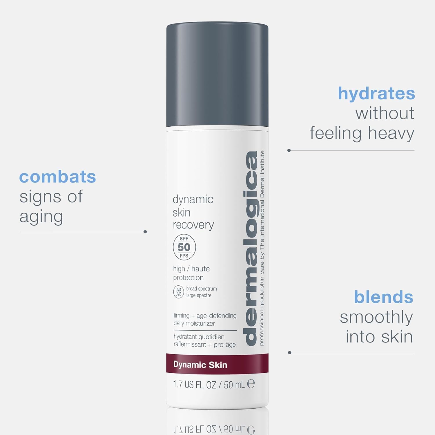 Detalle de Dermalogica Dynamic Skin Recovery SPF50 – hydratant anti-âge à peptides et antioxydants (SPF50)