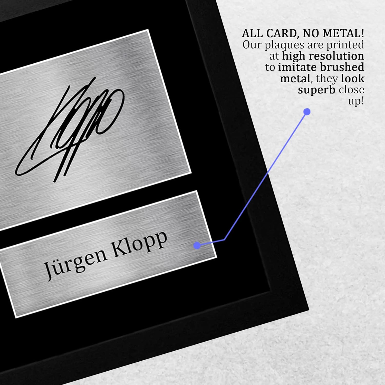 Thumbnail 4 de HWC Trading Jurgen Klopp gift signed & framed A4 printed autograph photo display (Liverpool)