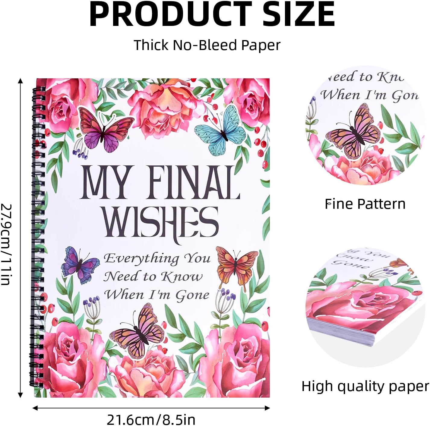 Thumbnail 2 de My Final Wishes Planner – End of Life Planner UK Book & Organizer with Checklist