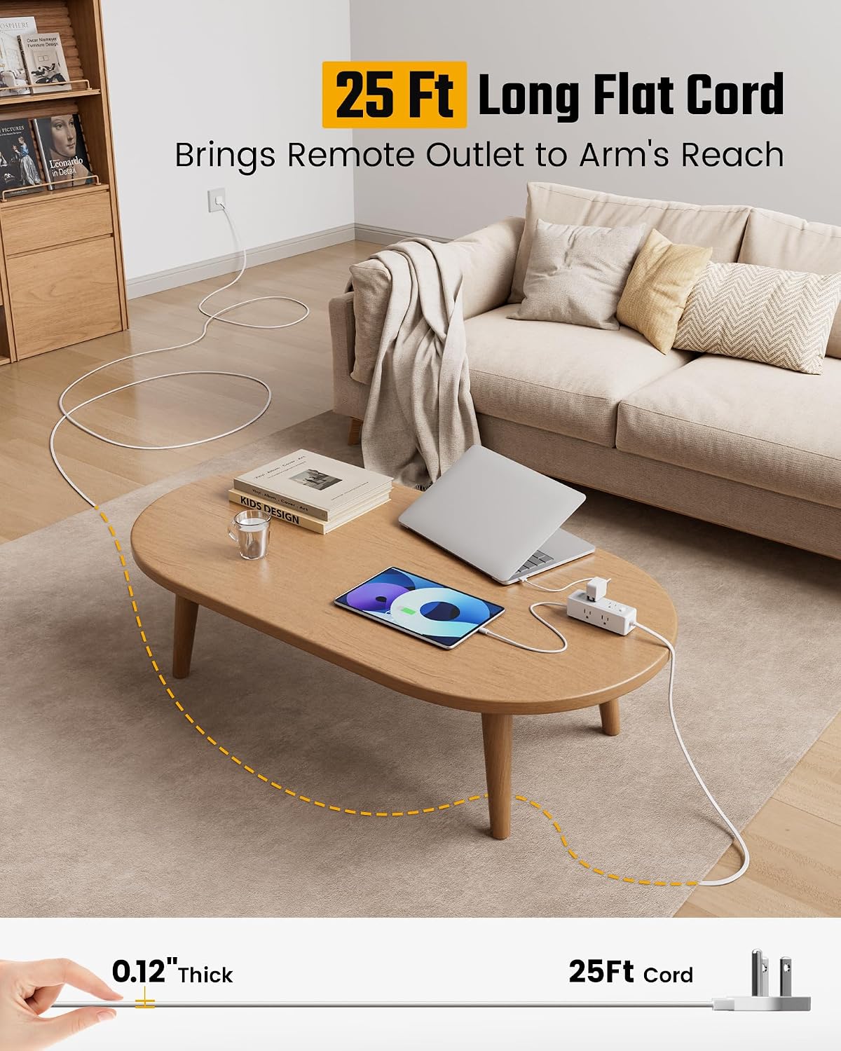Detalle de SUPERDANNY Extension Cord 25 ft