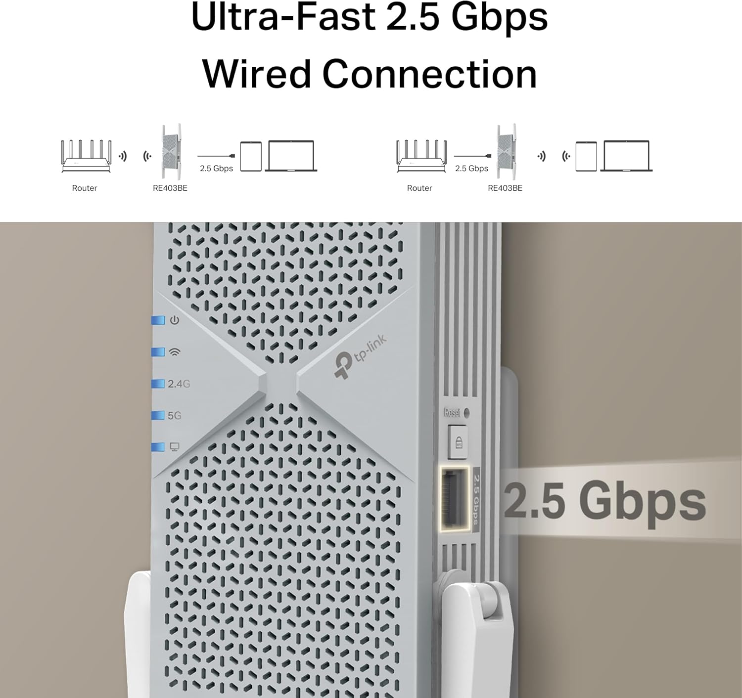 Thumbnail 3 de TP-Link BE6300 Wi‑Fi 7 Range Extender 6.3 Gbps 📶