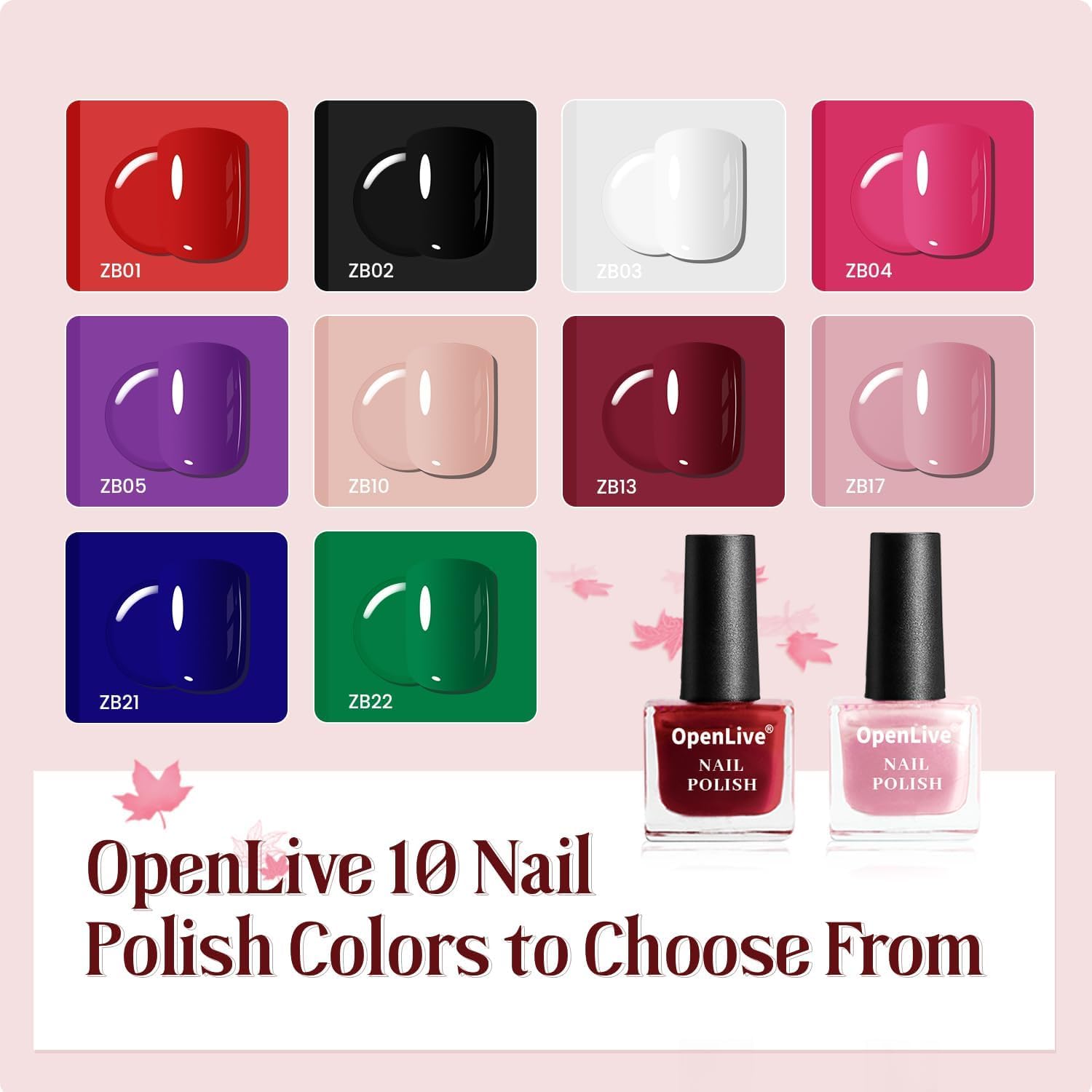 Thumbnail 2 de JODSONE Set Smalto 12 Pezzi con Base e Top Coat – asciugatura rapida, finitura professionale