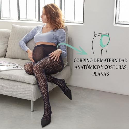 Detalle de Collants maternité CALZITALY coton 300 DEN ⚙