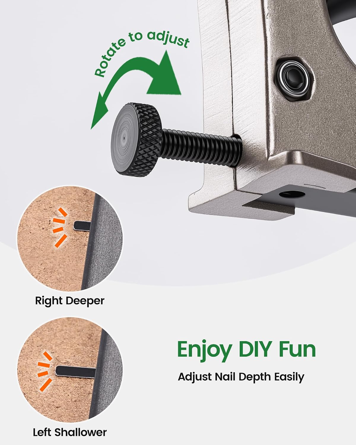 Detalle 2 de meite HM515 Manual Point Driver with 1,000 Flexible 5/8-Inch Nails