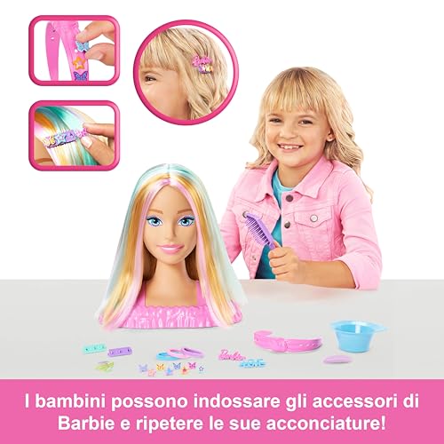 Thumbnail 1 de Barbie Styling Head Deluxe: testa pettinabile con oltre 20 accessori per acconciature