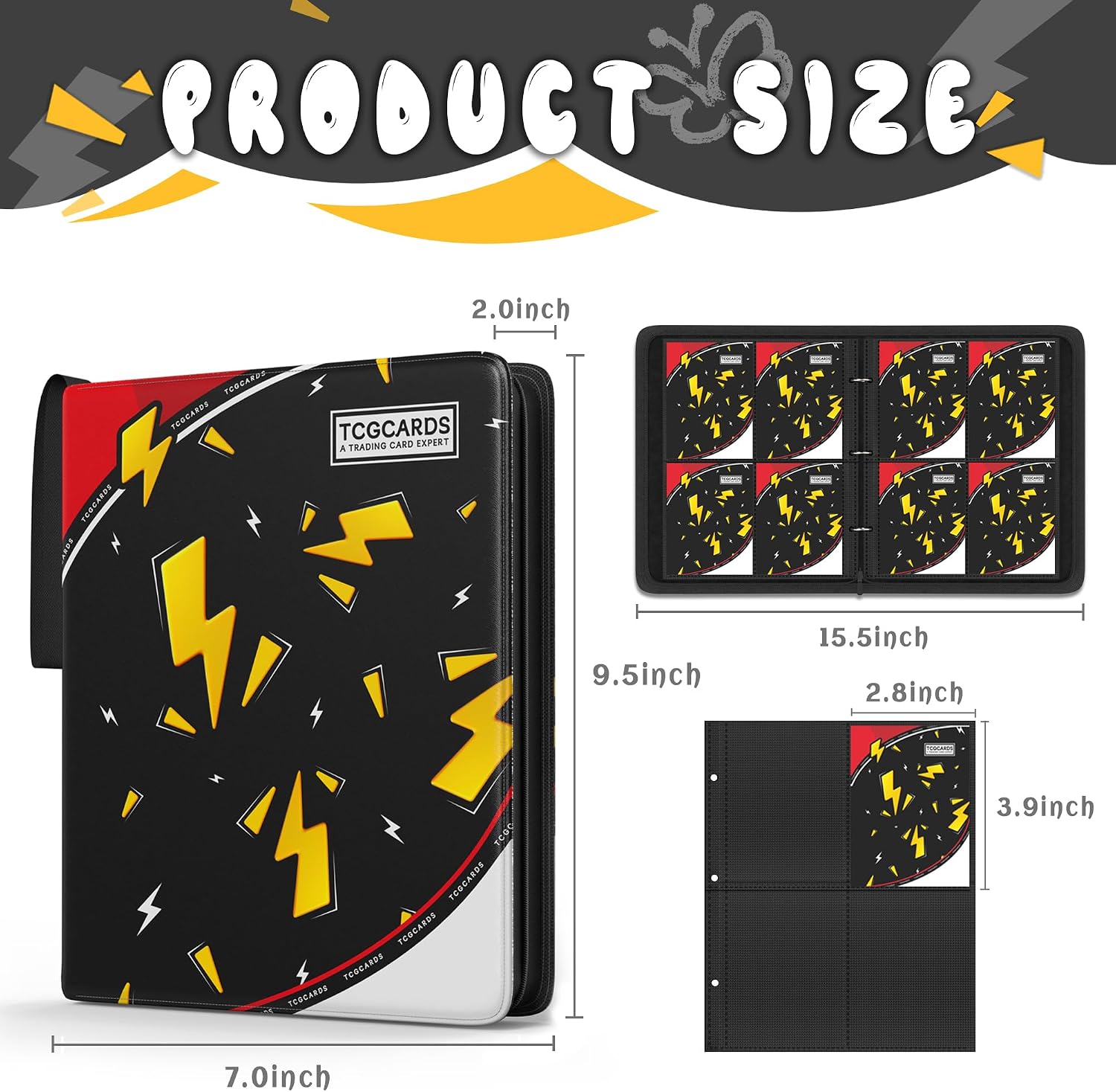 Detalle 2 de Trading Card Binder 9-Pocket 900 Pockets