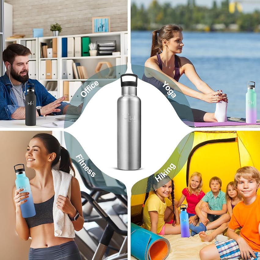 Detalle 2 de Botella Acero Inoxidable 500 ml para viaje 🚰
