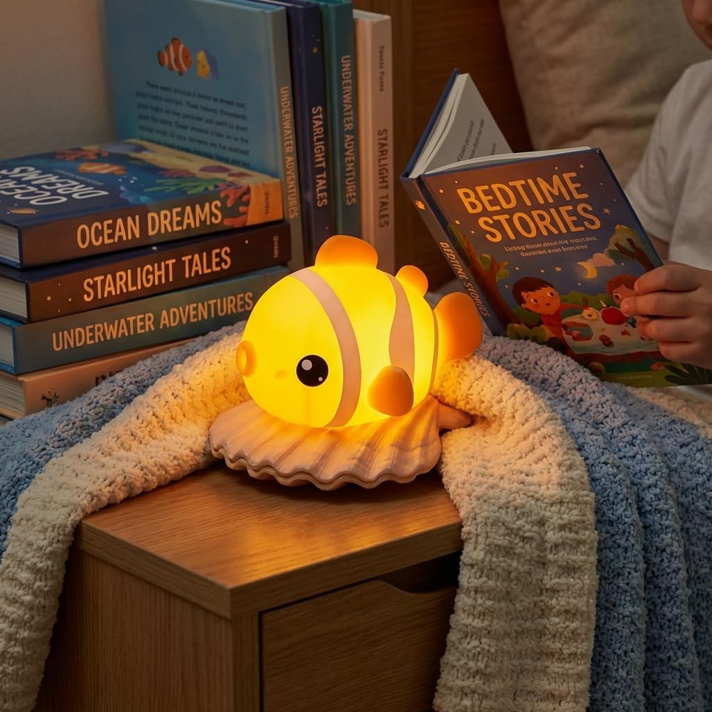 Thumbnail 1 de SAMALICAR Nachtlicht Clownfisch Dimmbar