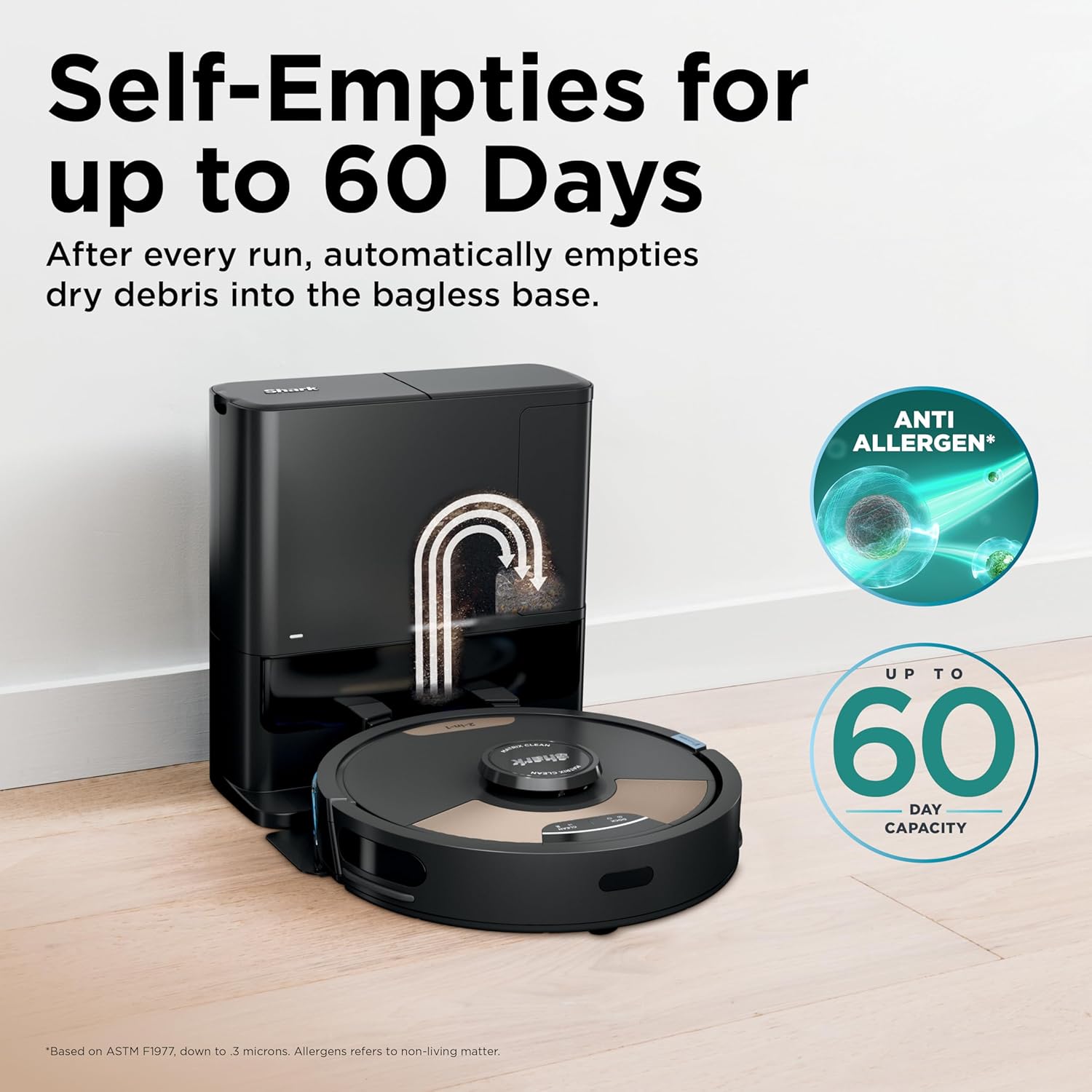 Detalle 2 de Shark Matrix Plus 2in1 Robot Vacuum & Mop with Sonic Mopping, Matrix Clean, and Self-Empty Base (AV2613WA)