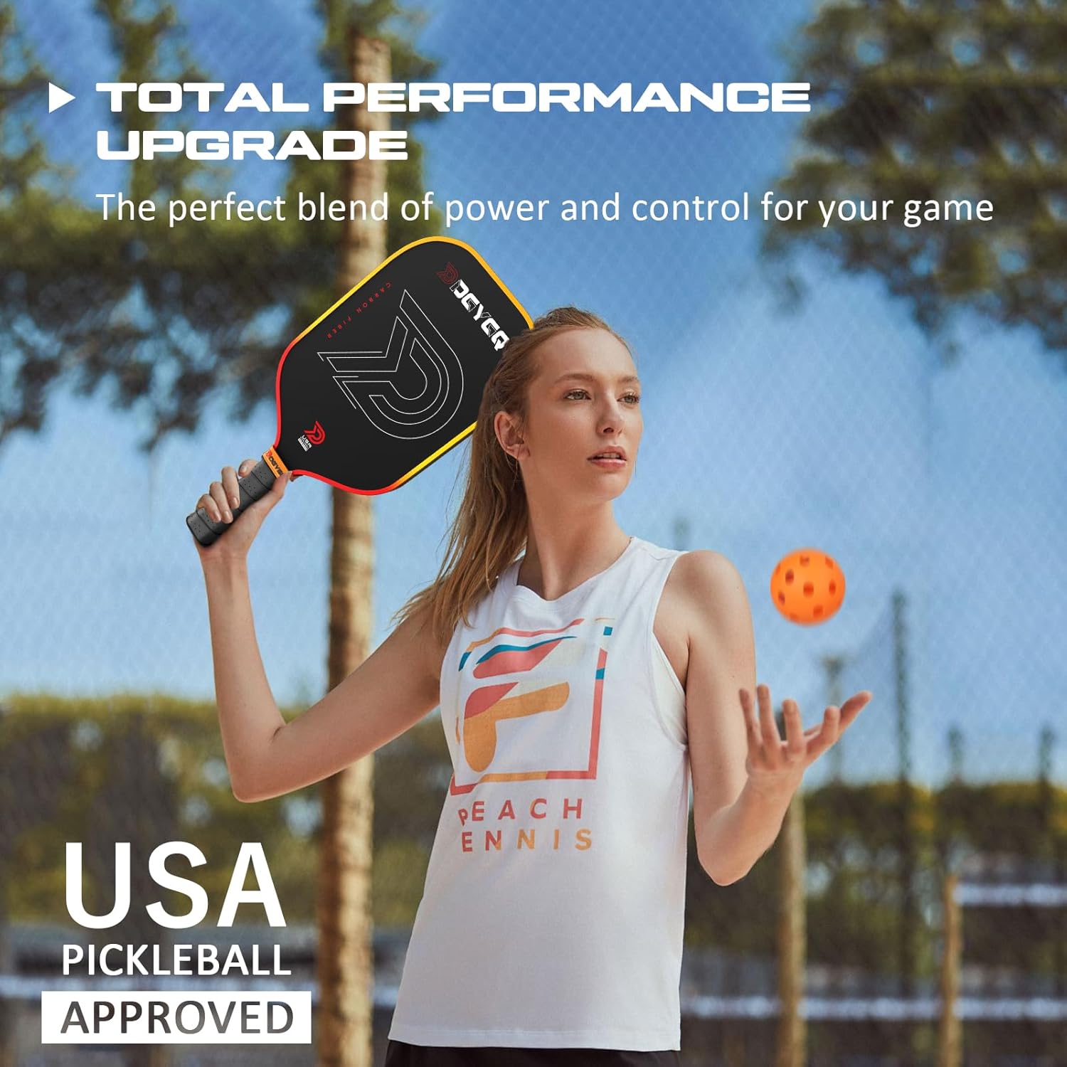 Thumbnail 5 de DGYGQ Pickleball Paddle — Carbon Fiber Precision
