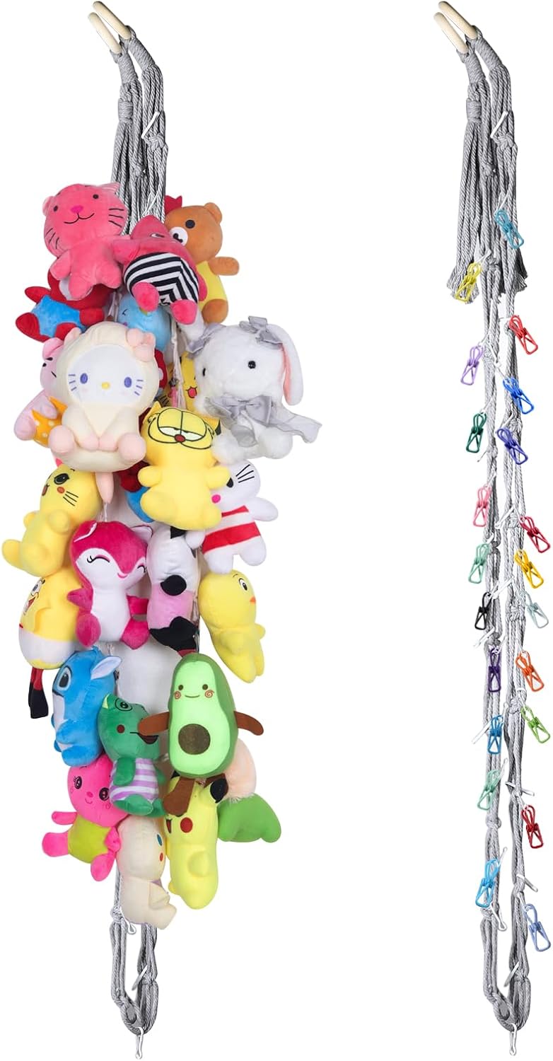 Thumbnail 1 de Toy Storage Chain Hanging Organizer 79in