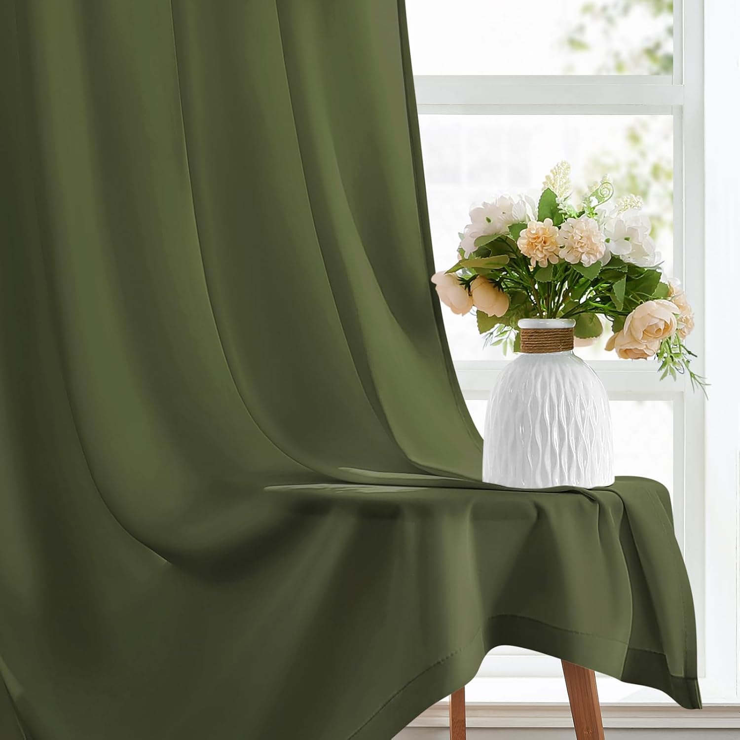 Thumbnail 5 de HOMEIDEAS Privacy Sheer Curtains, 52 x 96 in