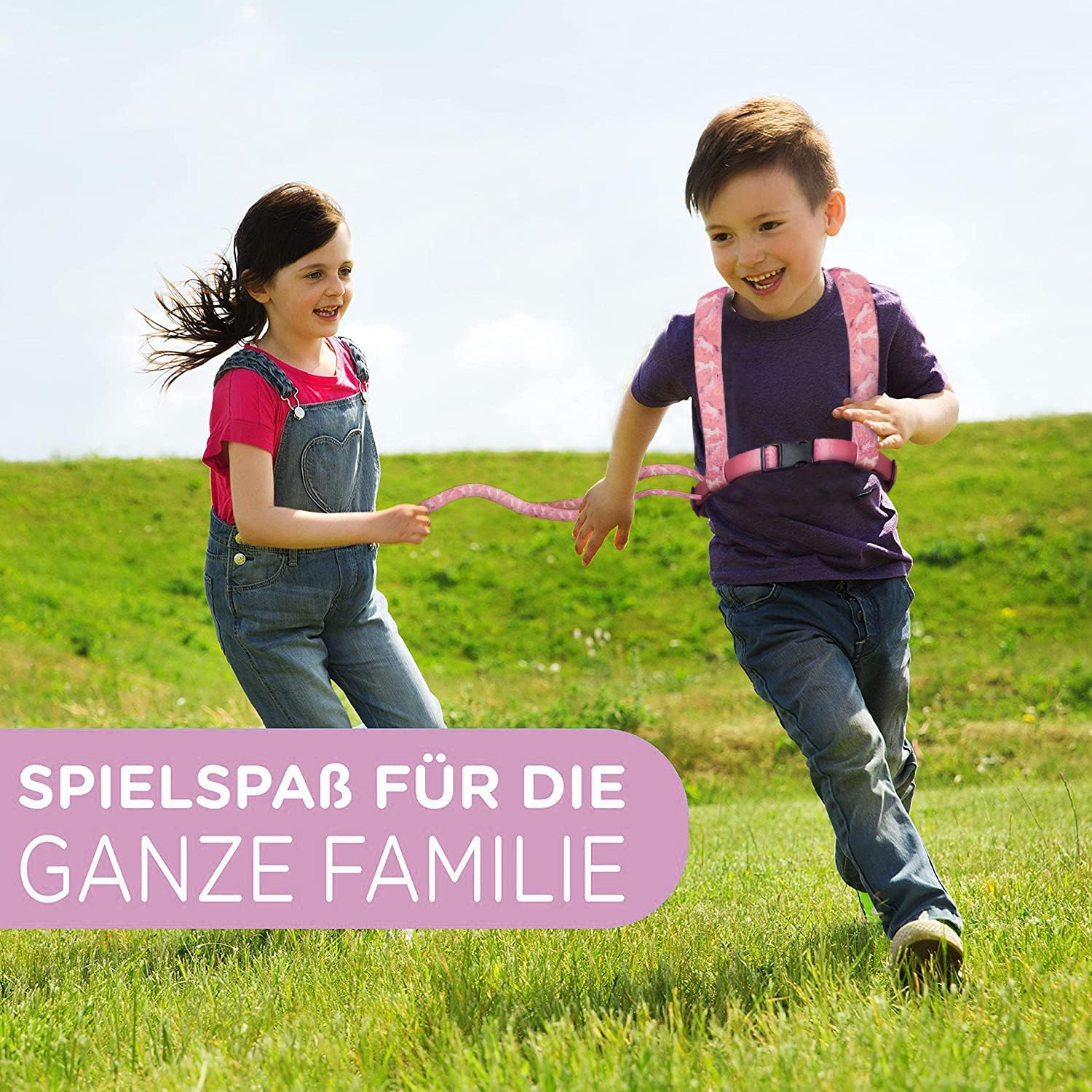Thumbnail 5 de Jubi® Rosa Kinder-Pferdeleine – größenverstellbar, mit Aufbewahrungsbeutel