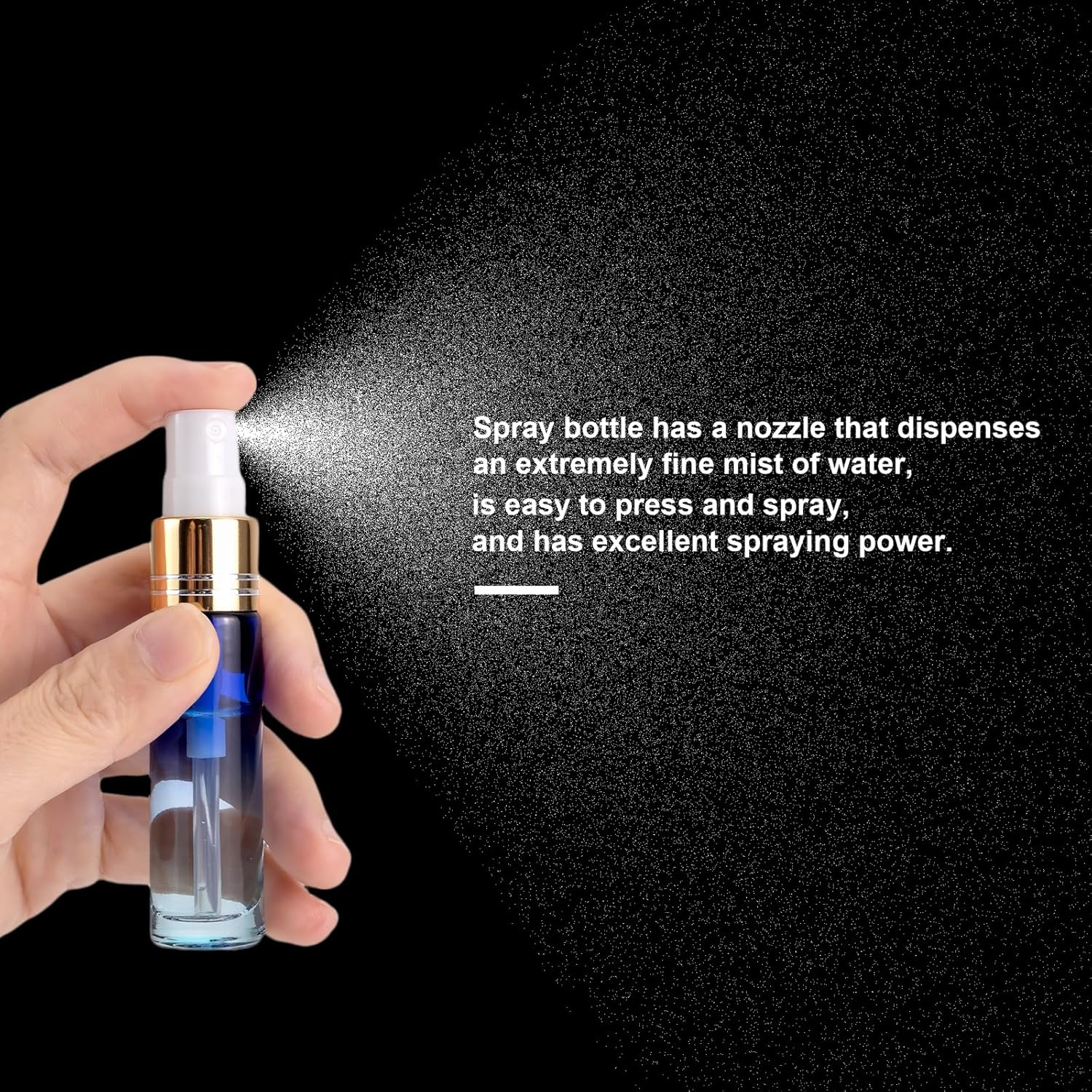 Thumbnail 3 de Unxuey 8 Pack 10ml Mini Travel Spray Bottles (Glass, Leak-Proof, Fine Mist)
