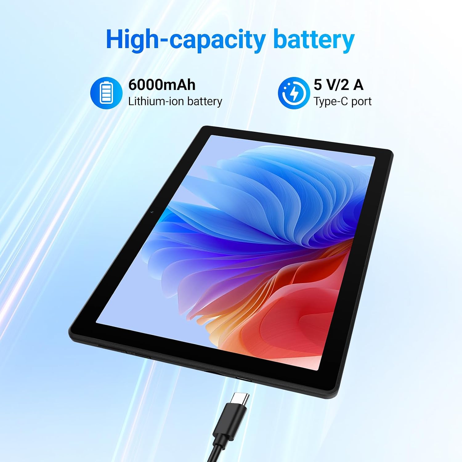 Thumbnail 4 de Gleeso Tablet 10 inch with Android 15 and Octa-Core Performance