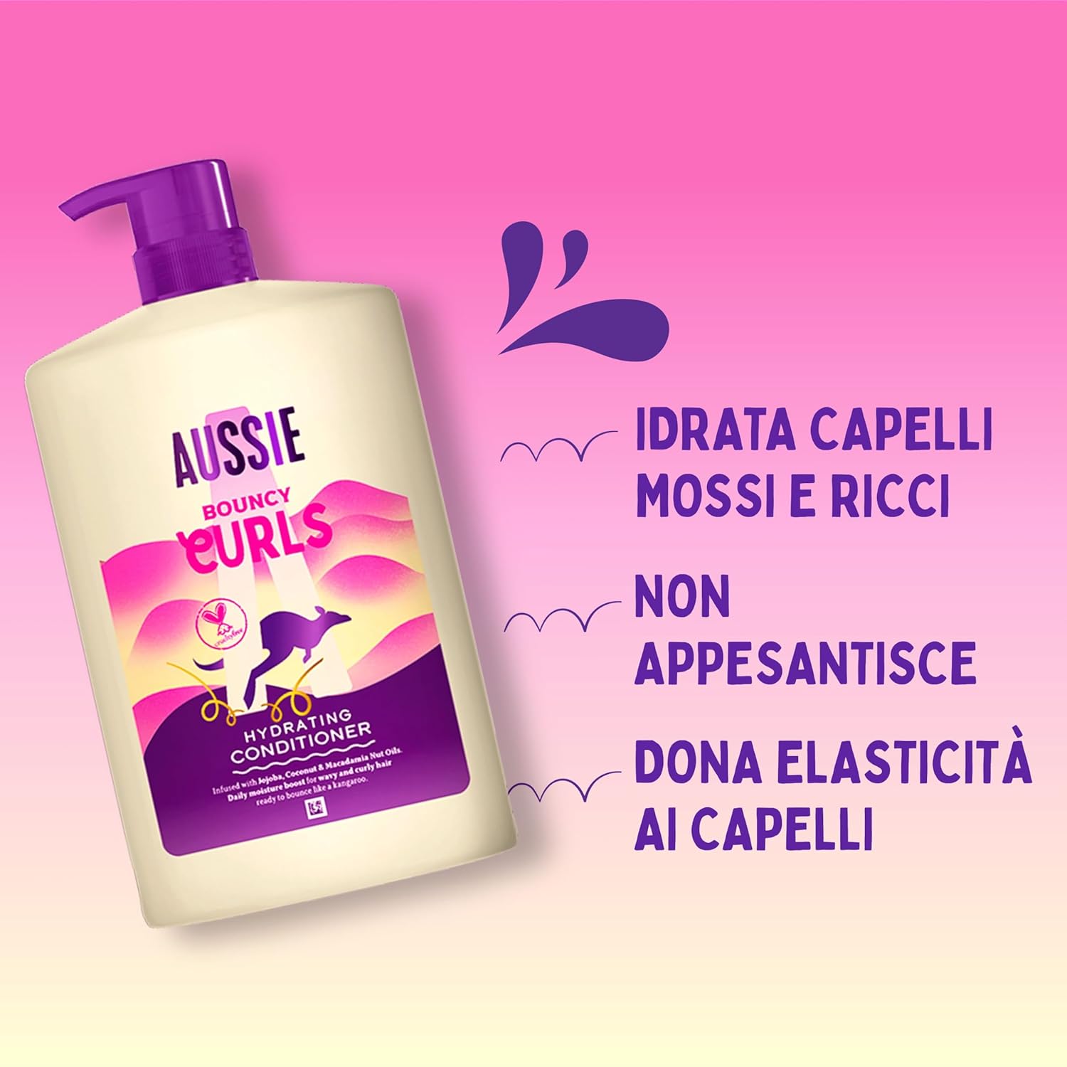 Detalle 2 de Aussie Bouncy Curls Balsamo Ricci 1000ml