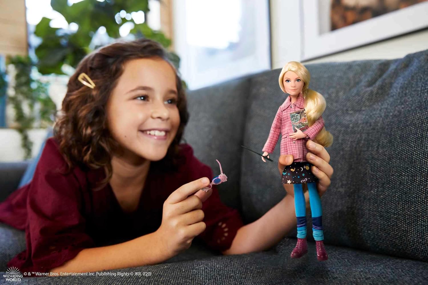 Thumbnail 1 de Mattel Harry Potter Luna Lovegood GNR32 samlardocka, 10 tum, med tweedjacka