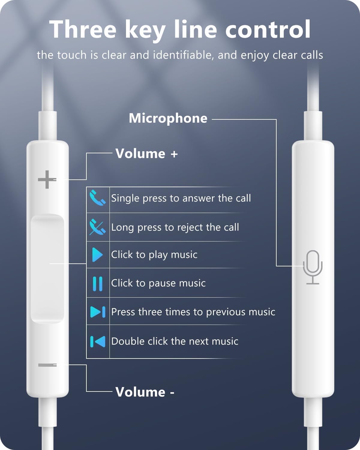 Thumbnail 4 de Tayte iPhone Lightning In-Ear Headphones with Mic and Volume Control