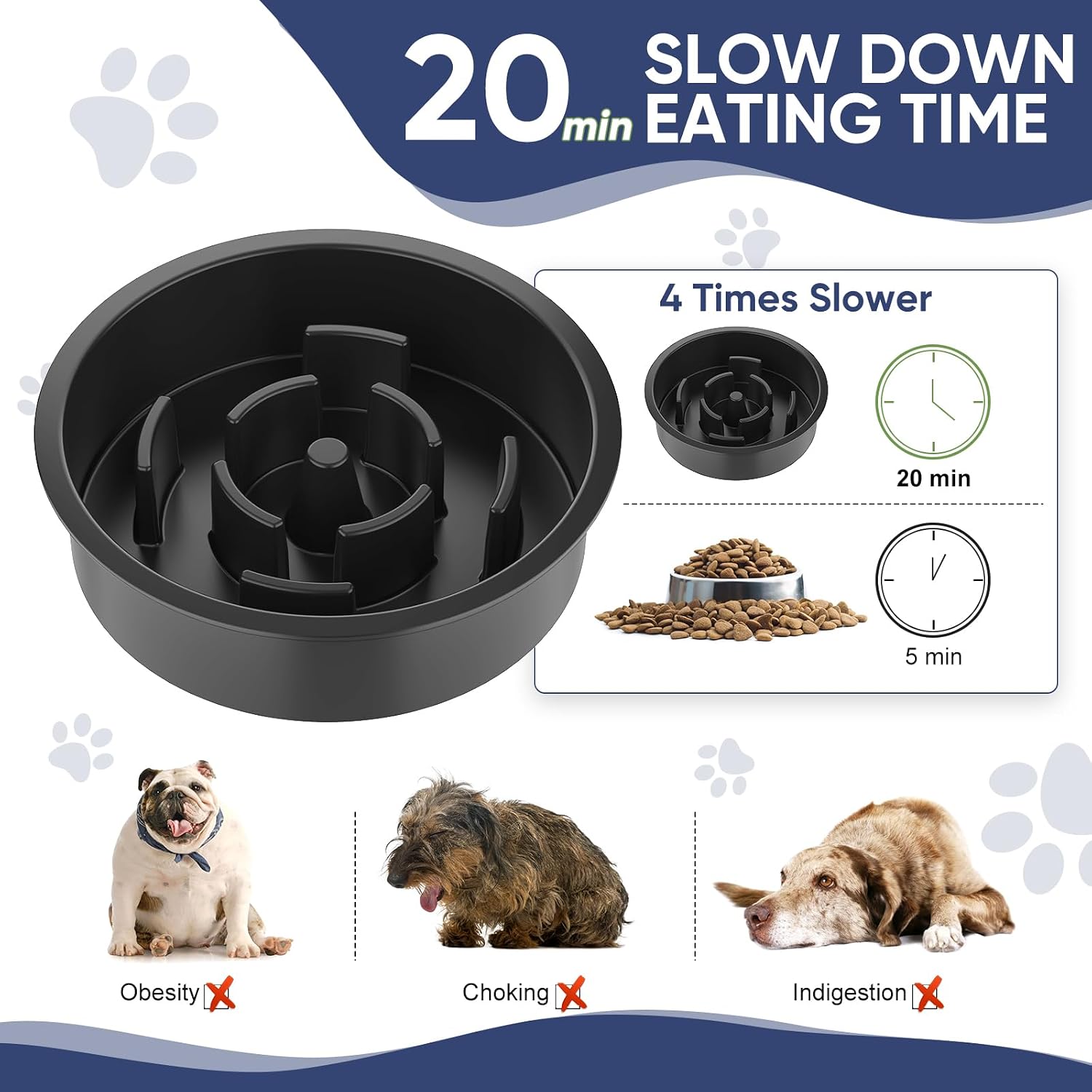 Thumbnail 4 de Aystkniet Raised Dog Bowl 5-Height Stand