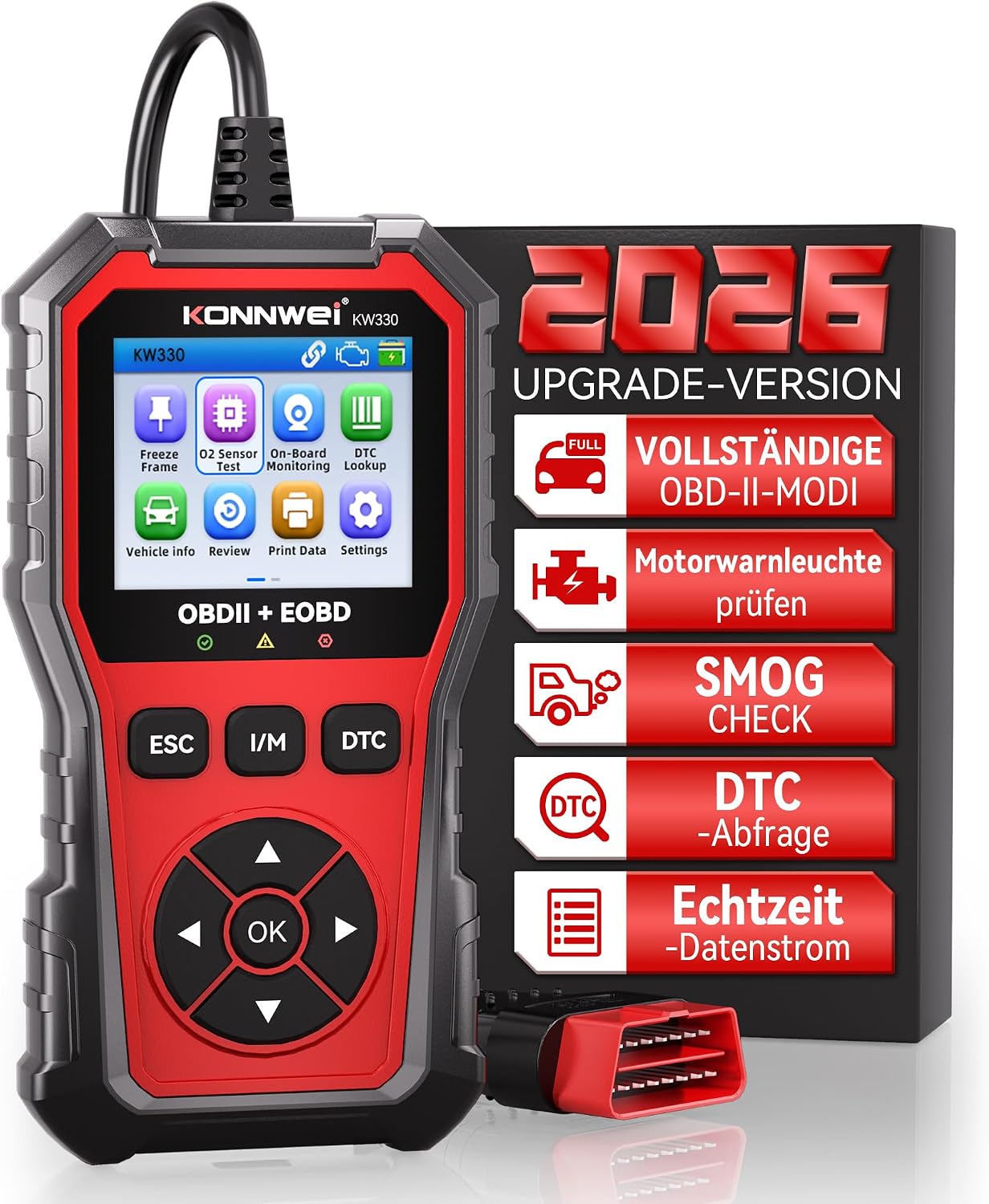Detalle de OBD2 Diagnosegerät Universal Auto Auslesegerät