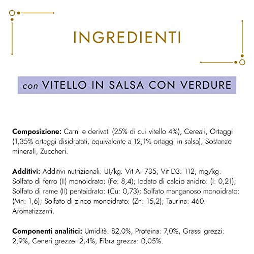 Thumbnail 4 de Gourmet Gold Dadini in Salsa con Vitello e Verdure – 24 lattine da 85 g