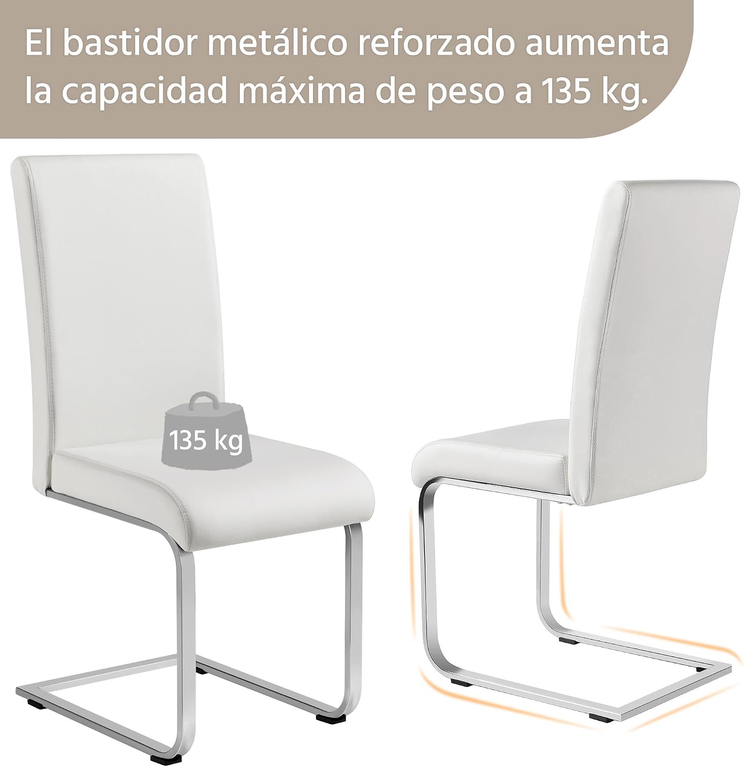 Thumbnail 5 de Yaheetech sillas de comedor 47 cm