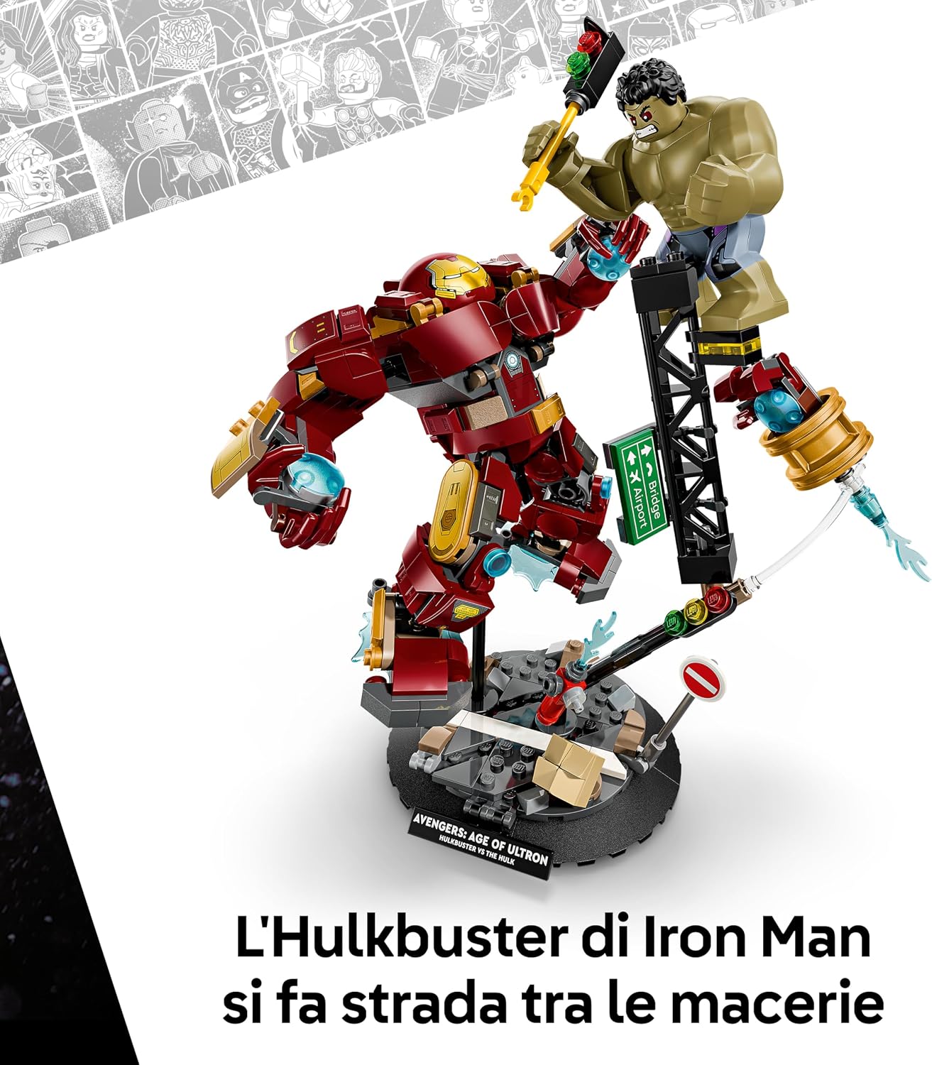 Thumbnail 3 de LEGO 76343 Battaglia Epica Hulkbuster vs Hulk