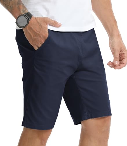 Detalle 2 de Zetieny Men’s 7”/9” Chino Shorts – Casual Elasticated Waist with 4 Pockets