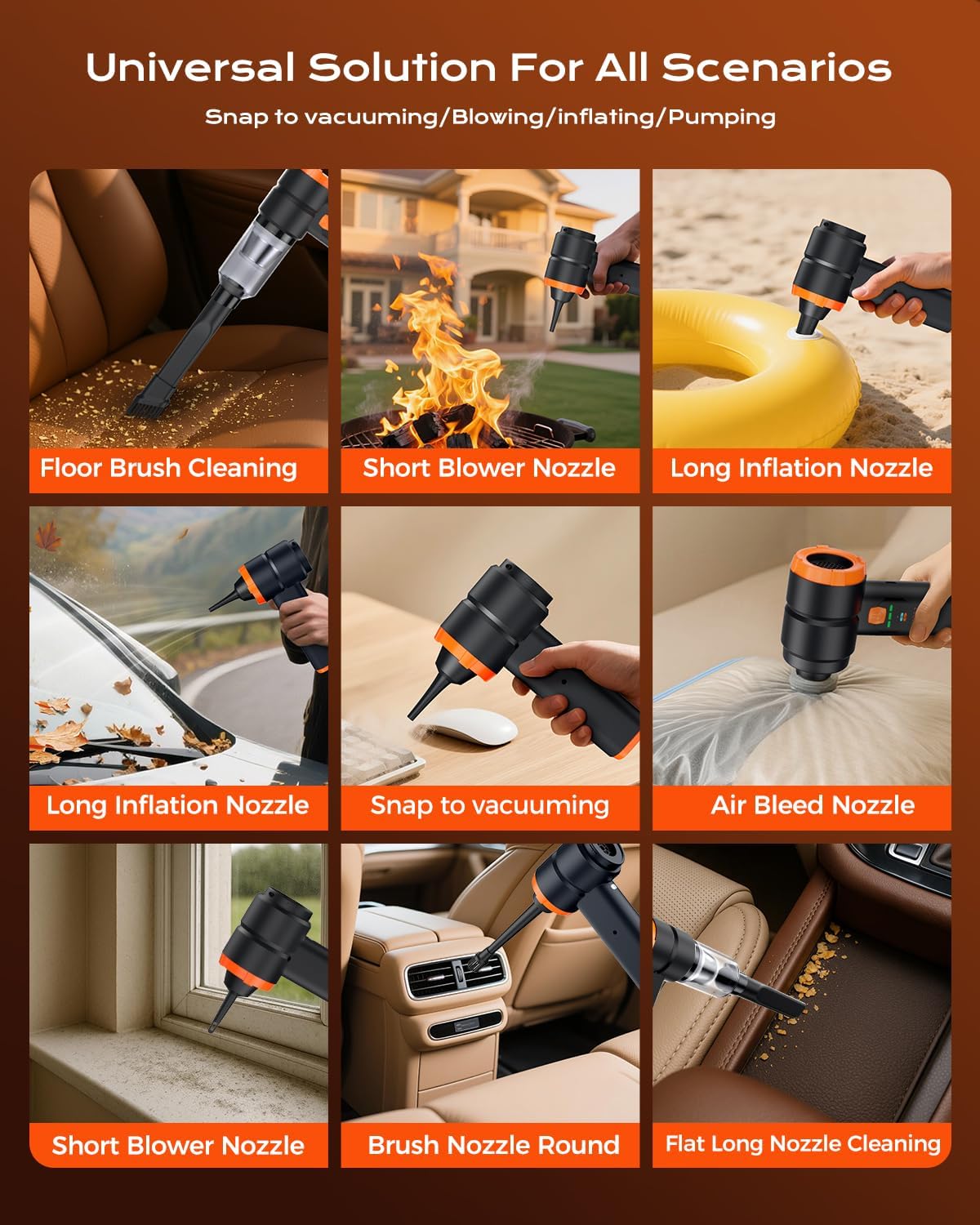 Thumbnail 5 de Portable 4-in-1 Cordless Car Vacuum
