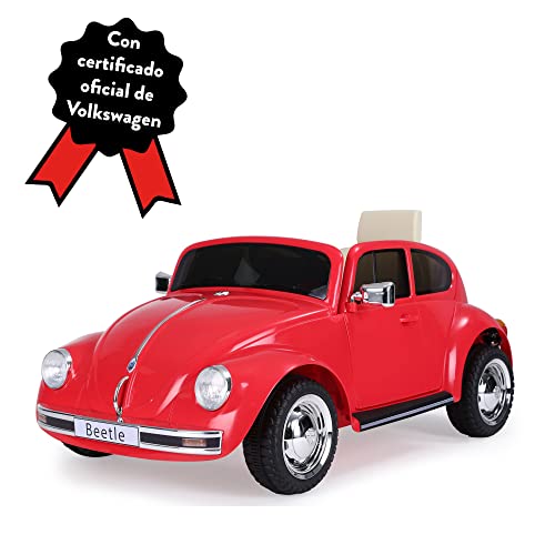 Detalle 1 de FAMOSA Beetle Rojo 12V coche eléctrico para niños