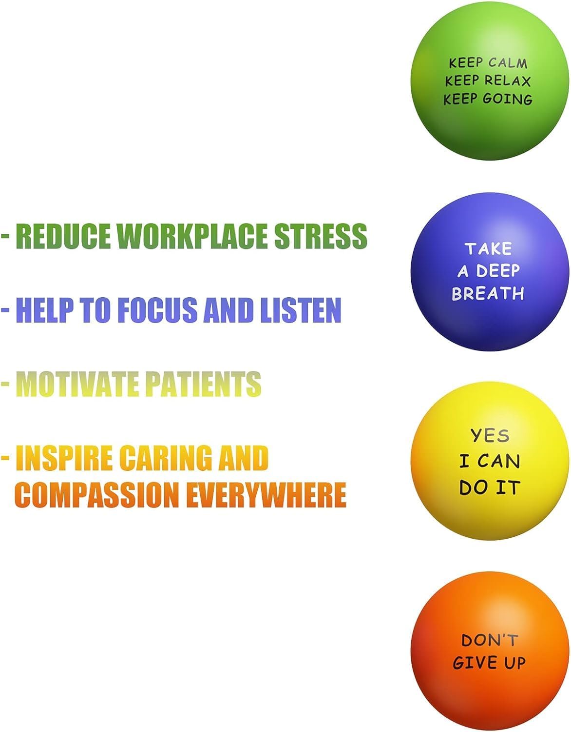 Detalle 1 de KDG Stressball 4er-Pack Erwachsene