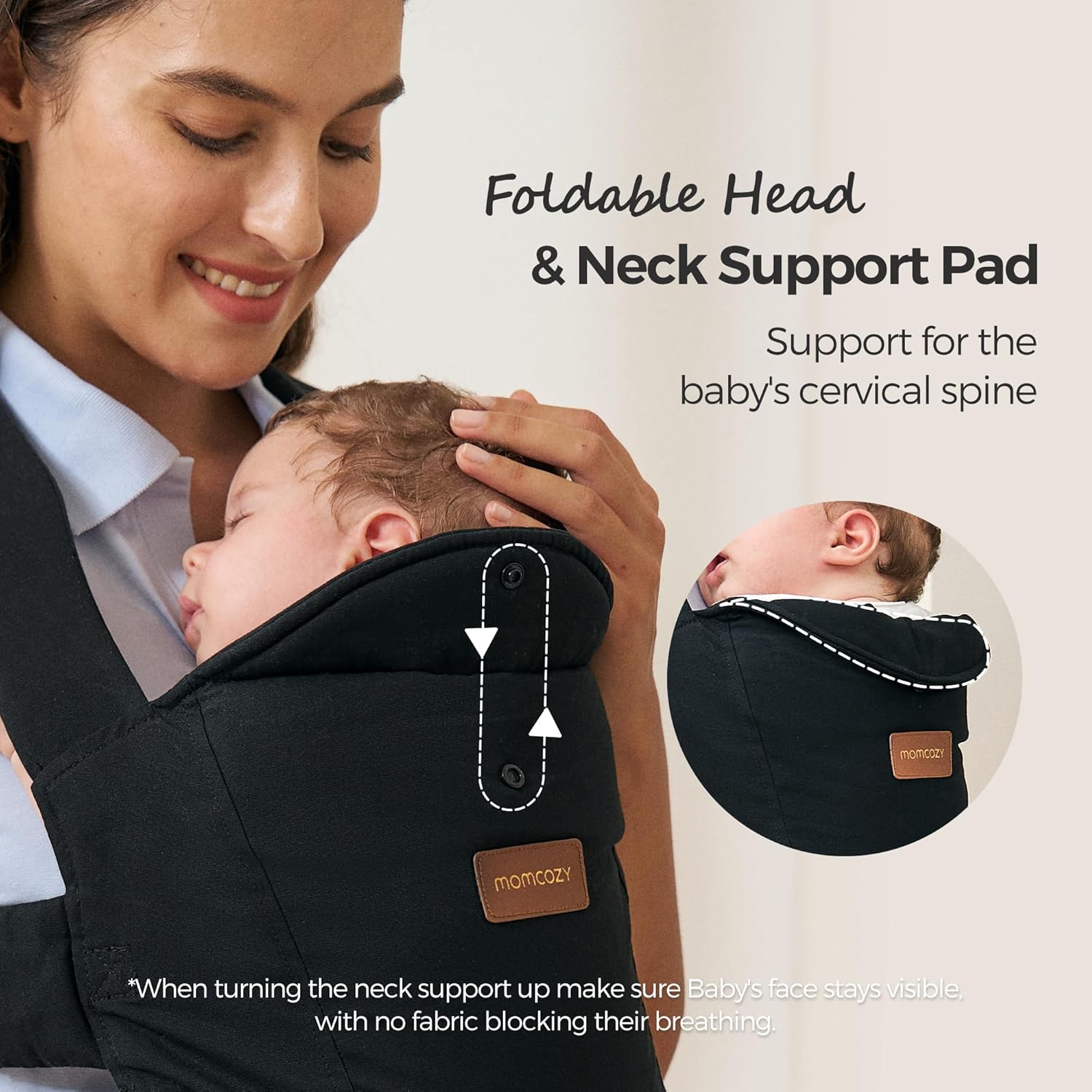 Thumbnail 3 de Momcozy WeeSnug Newborn Carrier 3.2–11.3kg