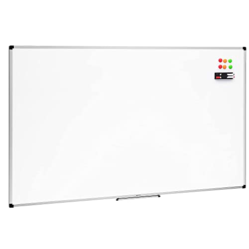 Thumbnail 13 de Amazon Basics Lavagna magnetica cancellabile a secco 90x60 cm con cornice in alluminio, porta pennarelli e kit montaggio