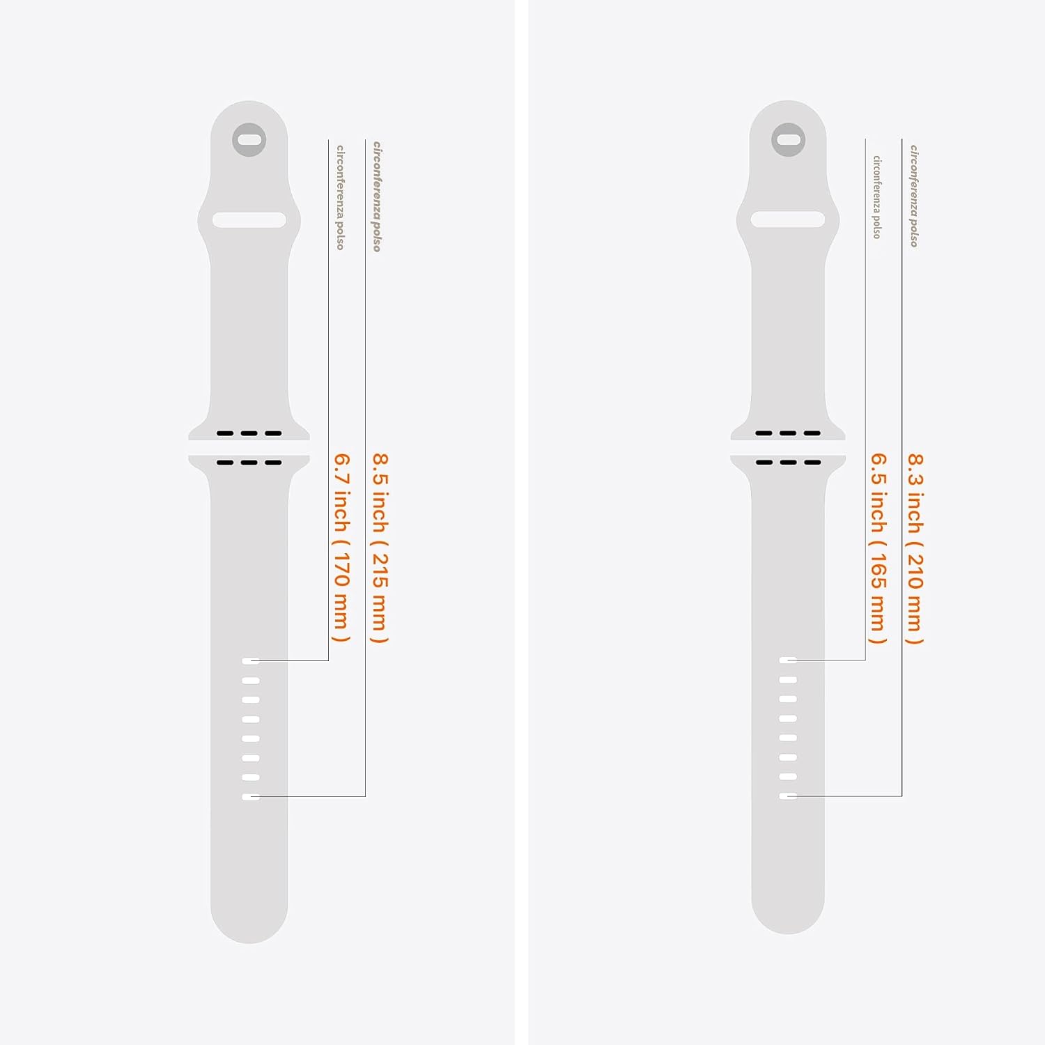 Detalle de ELETTRONEO C1 Cinturino per Apple Watch Ultra 3/2 e serie 1–11: silicone sport rosa millenario