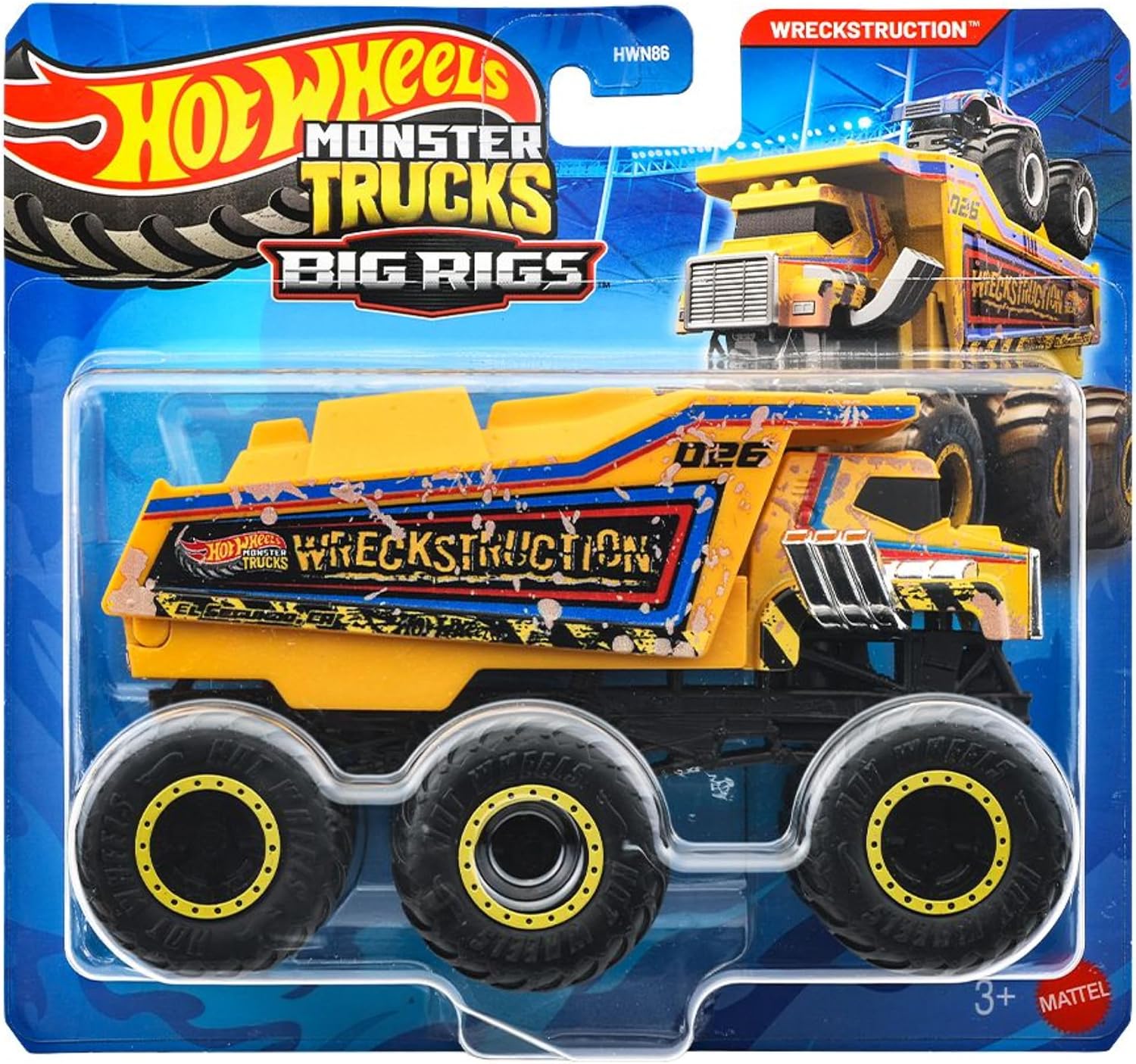 Thumbnail 6 de Hot Wheels Collezione Monster Trucks che si illuminano al buio – set 10 pezzi 1:64