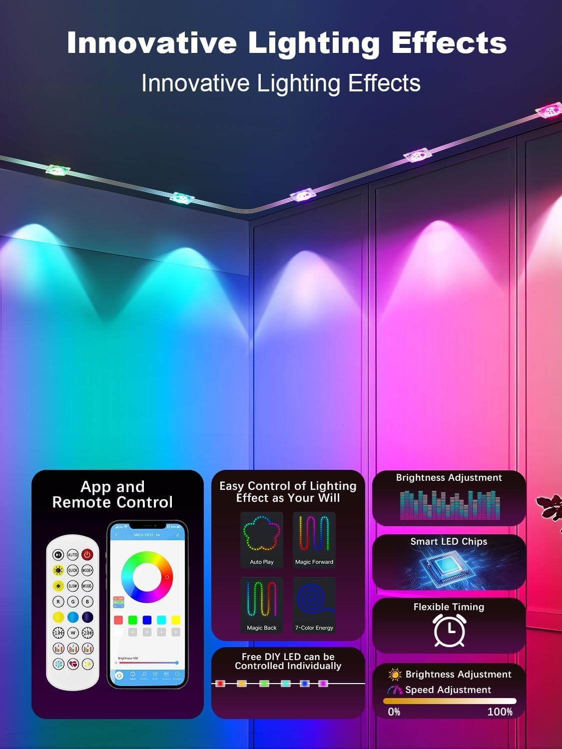 Detalle de DREAMLAND permanent outdoor lights 100FT