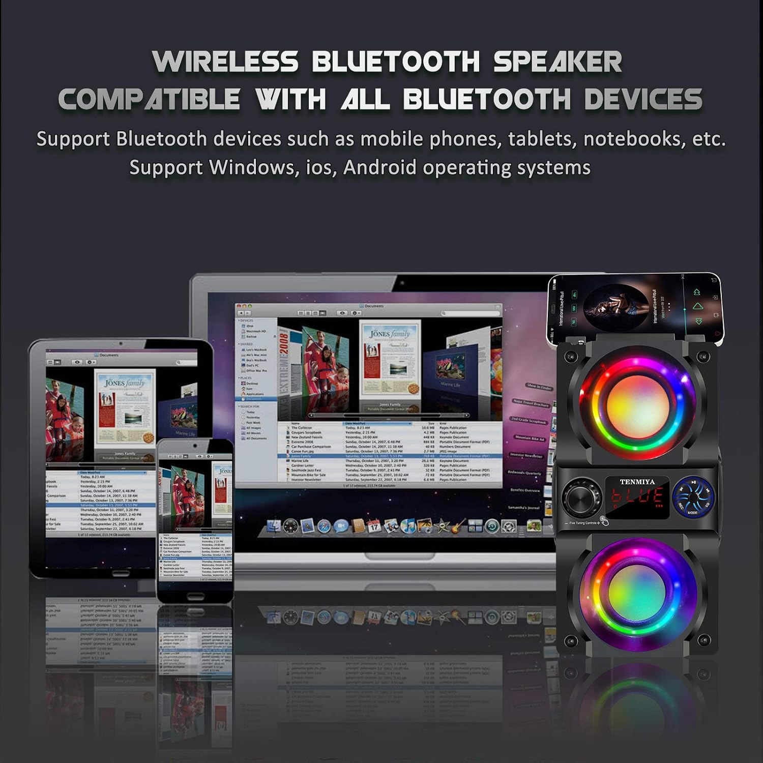 Thumbnail 4 de A30 40W Portable Bluetooth Speaker