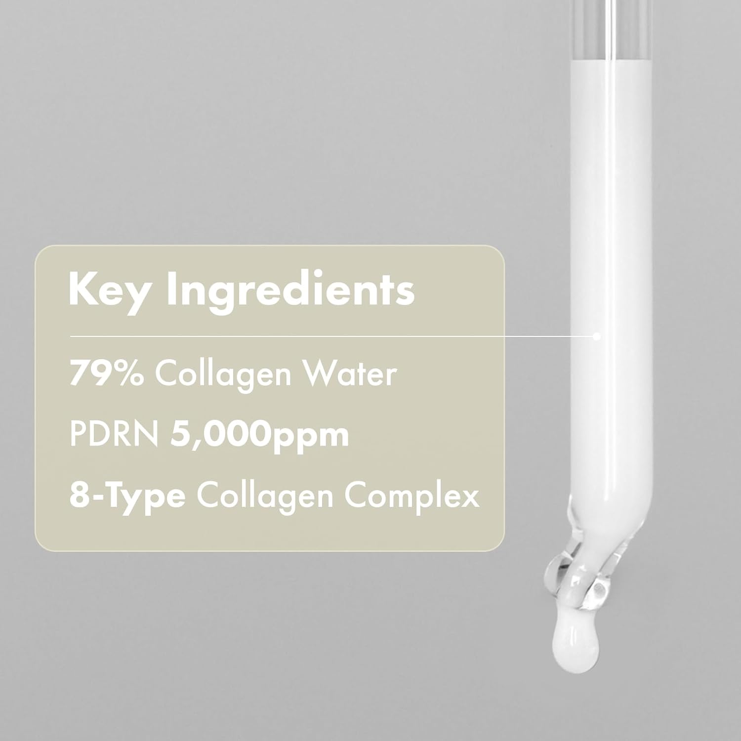 Detalle 2 de TOSOWOONG Siero Real Collagen Viso – siero idratante con collagene idrolizzato e acido ialuronico (33 ml)
