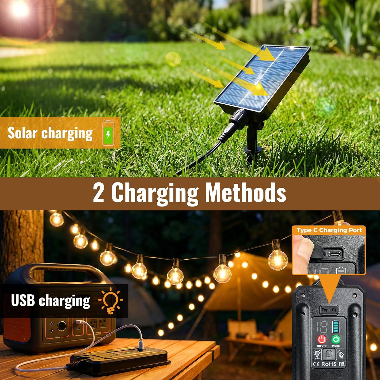 Thumbnail 3 de Litogo Solar Festoon Lights 30Ft