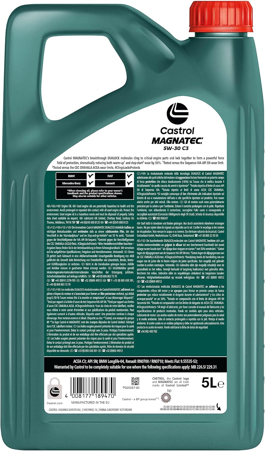 Thumbnail 3 de Castrol MAGNATEC 5W-30 C3 Motoröl 5L